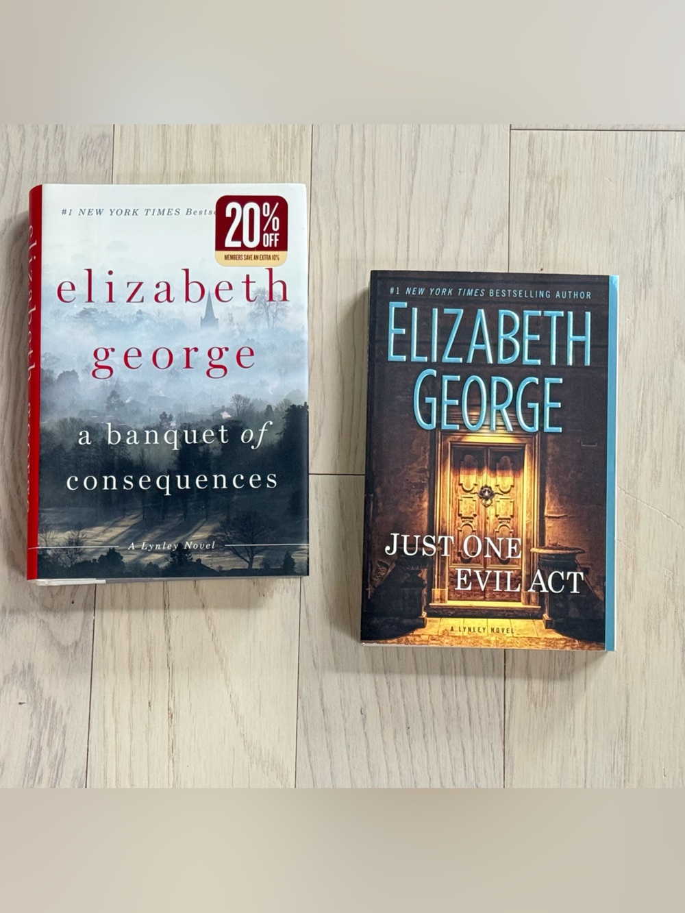 New! Elizabeth George Hardcover & Paperback Book Bundle